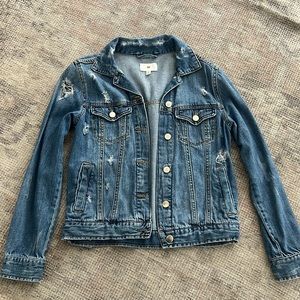Bp distressed jean jacket